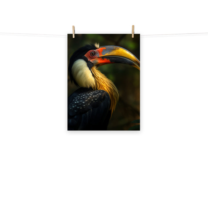 Hornbill Photo paper poster - PosterfyAI.com