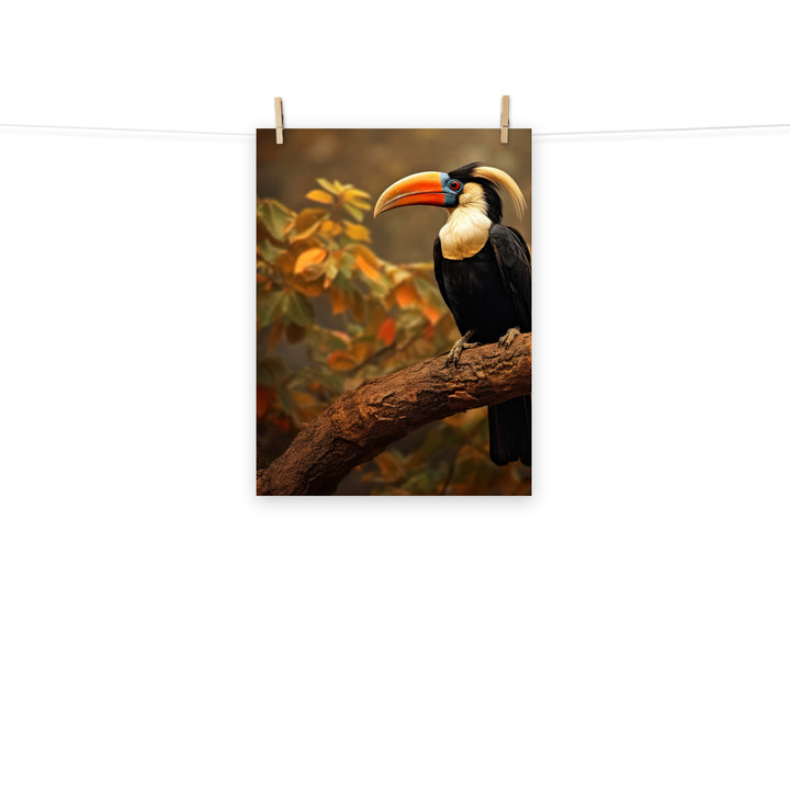 Hornbill Photo paper poster - PosterfyAI.com