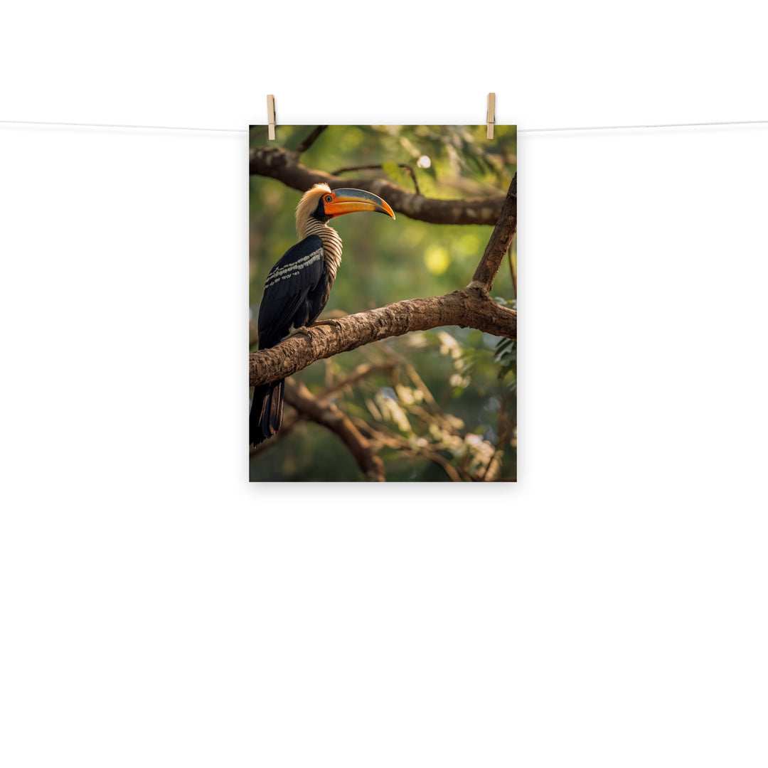 Hornbill Photo paper poster - PosterfyAI.com