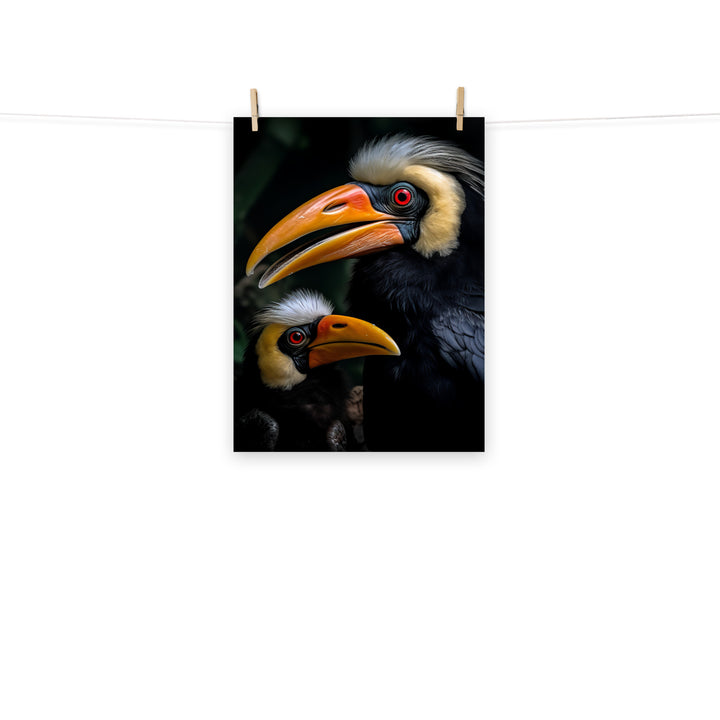 Hornbill Photo paper poster - PosterfyAI.com