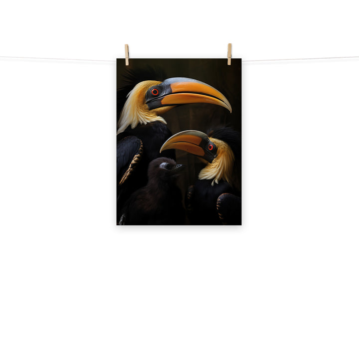 Hornbill Photo paper poster - PosterfyAI.com