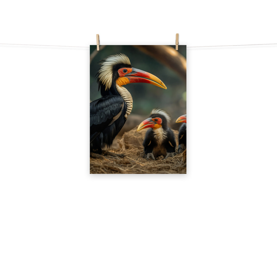 Hornbill Photo paper poster - PosterfyAI.com