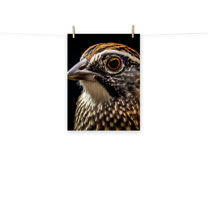 Quail Photo paper poster - PosterfyAI.com