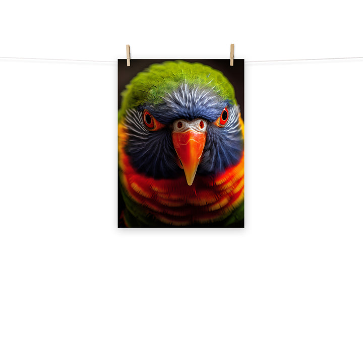 Lorikeet Photo paper poster - PosterfyAI.com