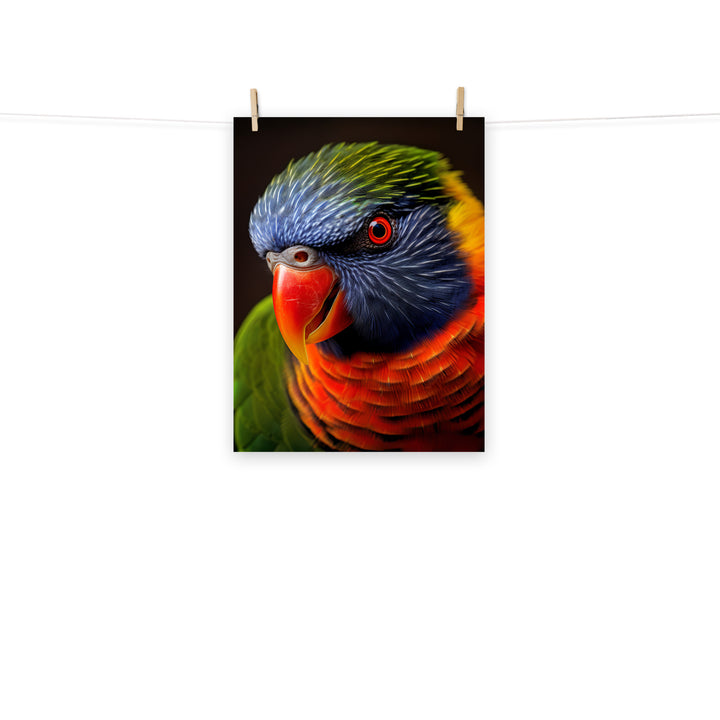 Lorikeet Photo paper poster - PosterfyAI.com