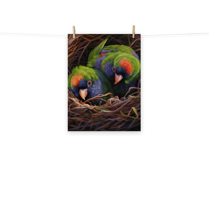Lorikeet Photo paper poster - PosterfyAI.com