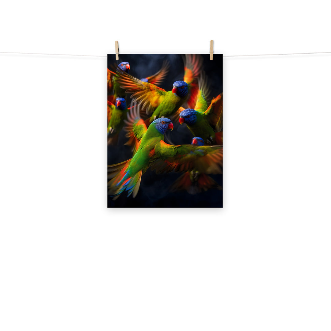 Lorikeet Photo paper poster - PosterfyAI.com