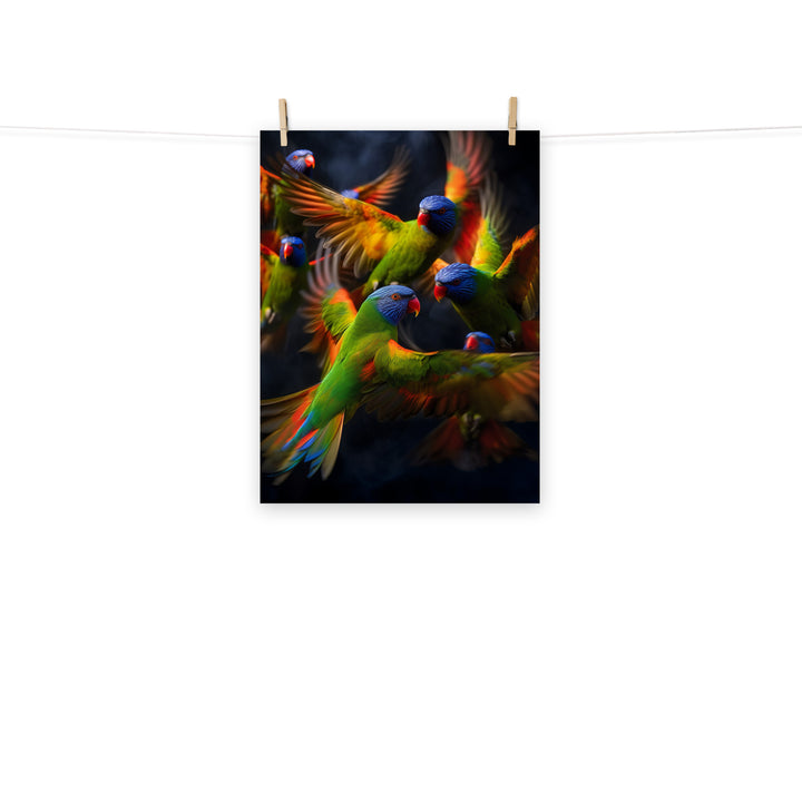 Lorikeet Photo paper poster - PosterfyAI.com