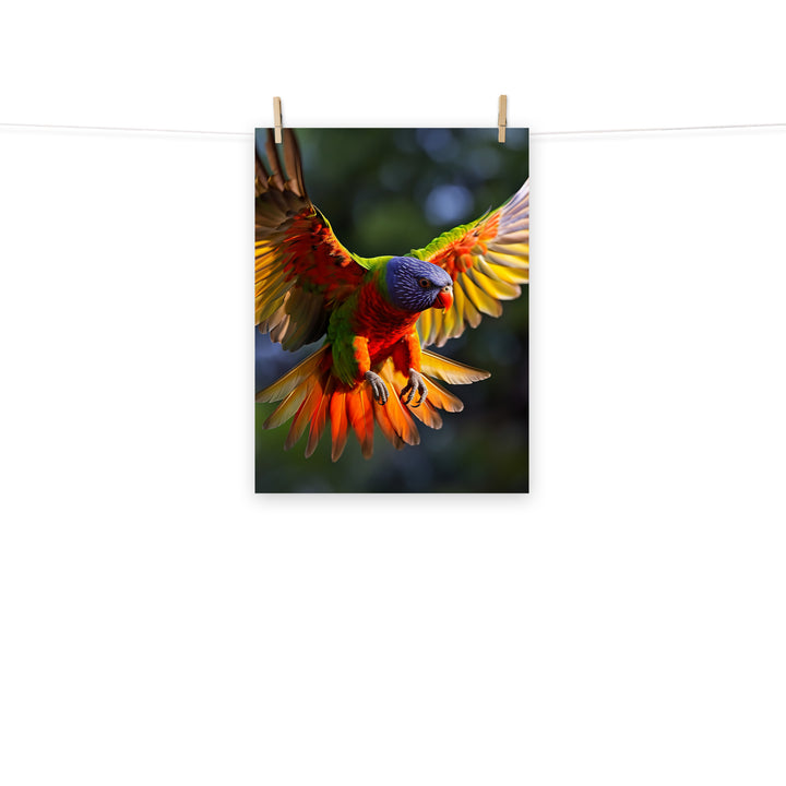Lorikeet Photo paper poster - PosterfyAI.com