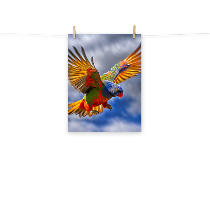Lorikeet Photo paper poster - PosterfyAI.com