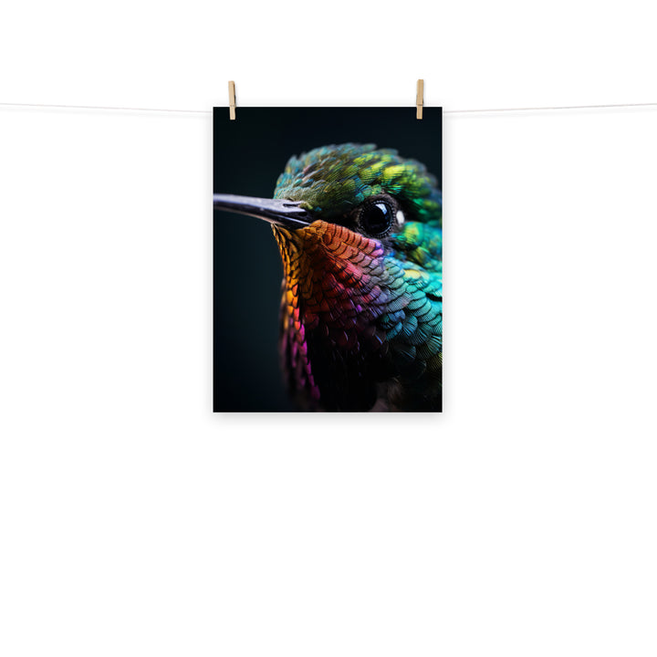 Hummingbird Photo paper poster - PosterfyAI.com