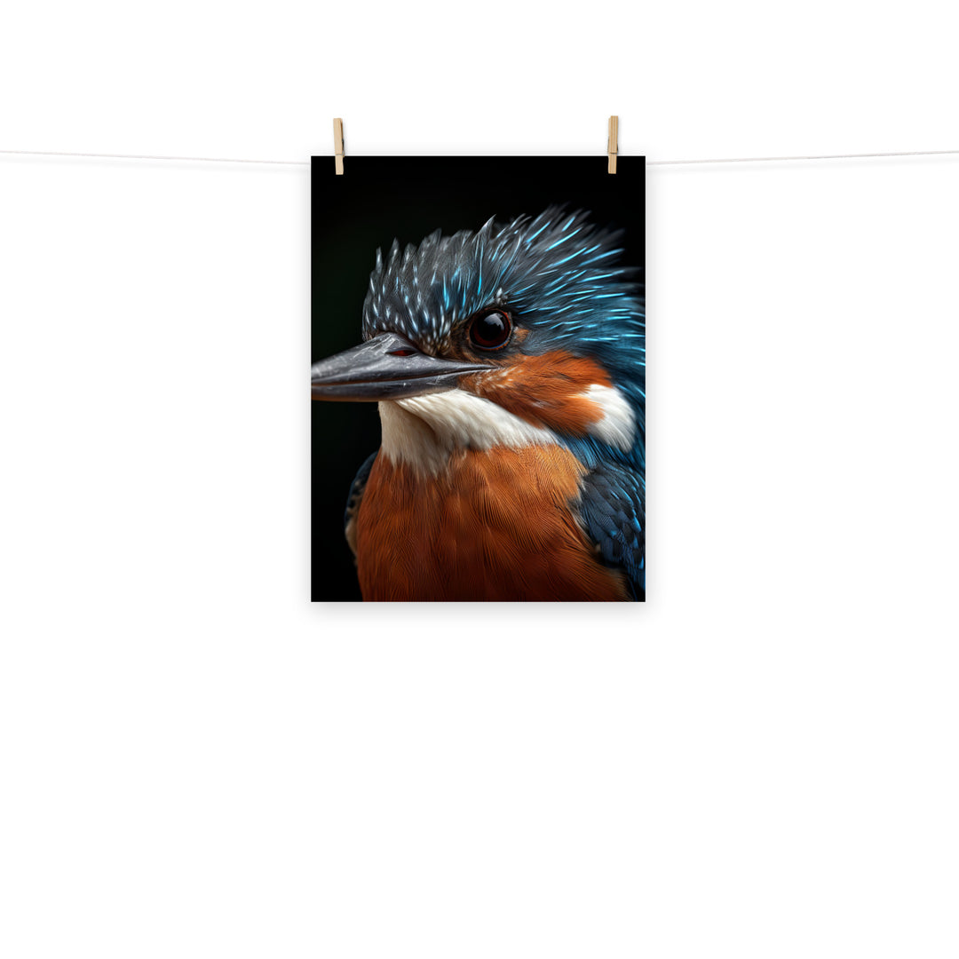 Kingfisher Photo paper poster - PosterfyAI.com