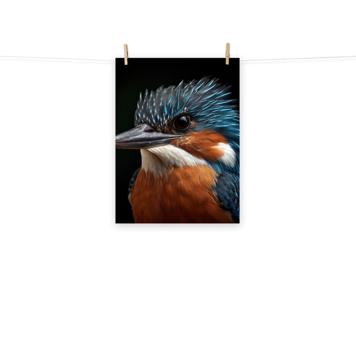 Kingfisher Photo paper poster - PosterfyAI.com
