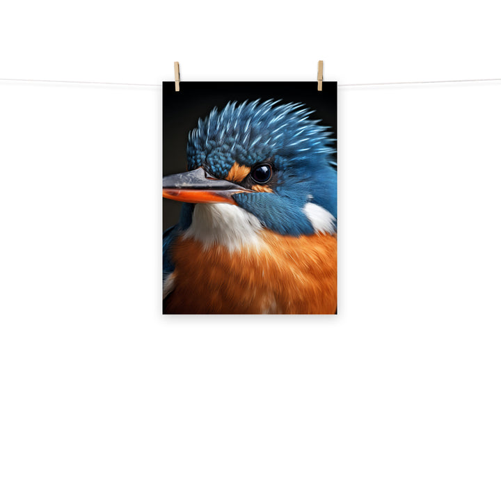 Kingfisher Photo paper poster - PosterfyAI.com