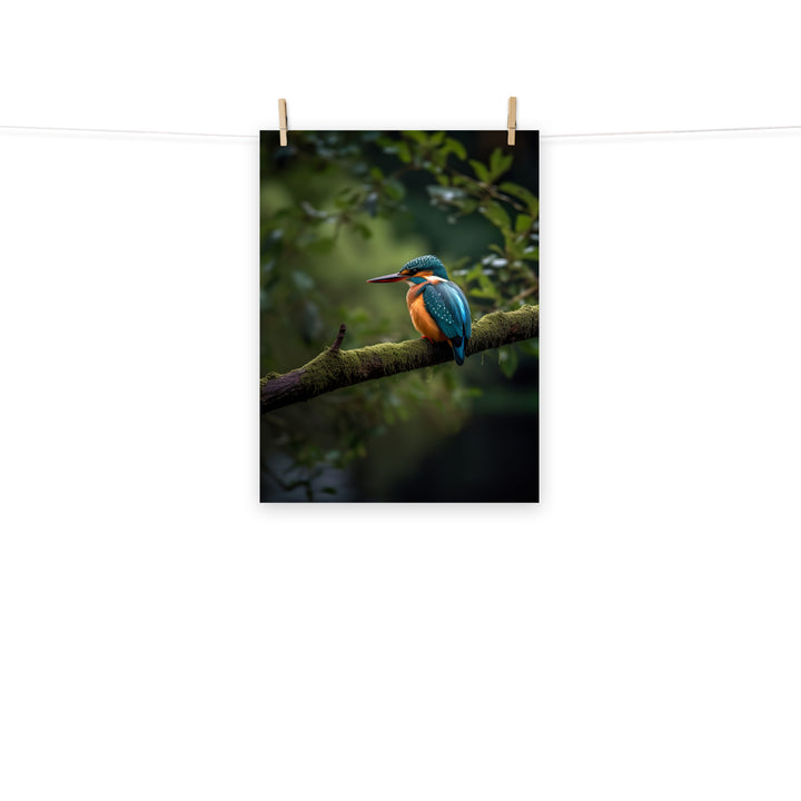 Kingfisher Photo paper poster - PosterfyAI.com