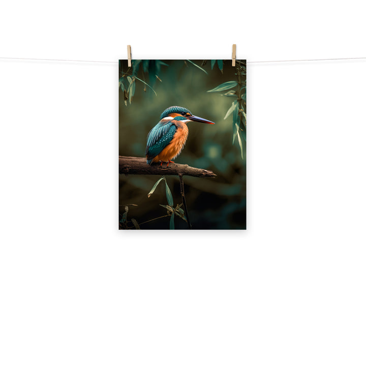 Kingfisher Photo paper poster - PosterfyAI.com