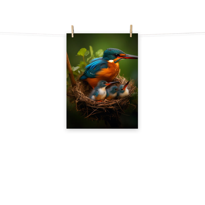 Kingfisher Photo paper poster - PosterfyAI.com