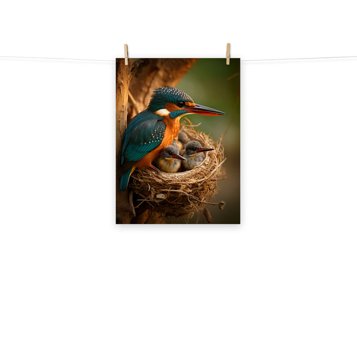 Kingfisher Photo paper poster - PosterfyAI.com