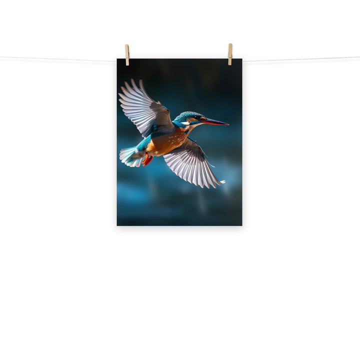 Kingfisher Photo paper poster - PosterfyAI.com