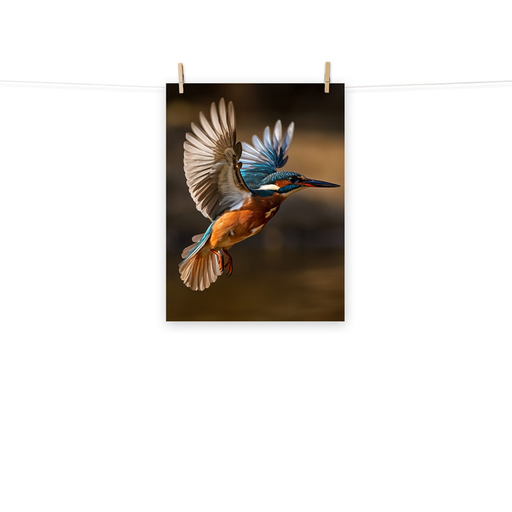 Kingfisher Photo paper poster - PosterfyAI.com