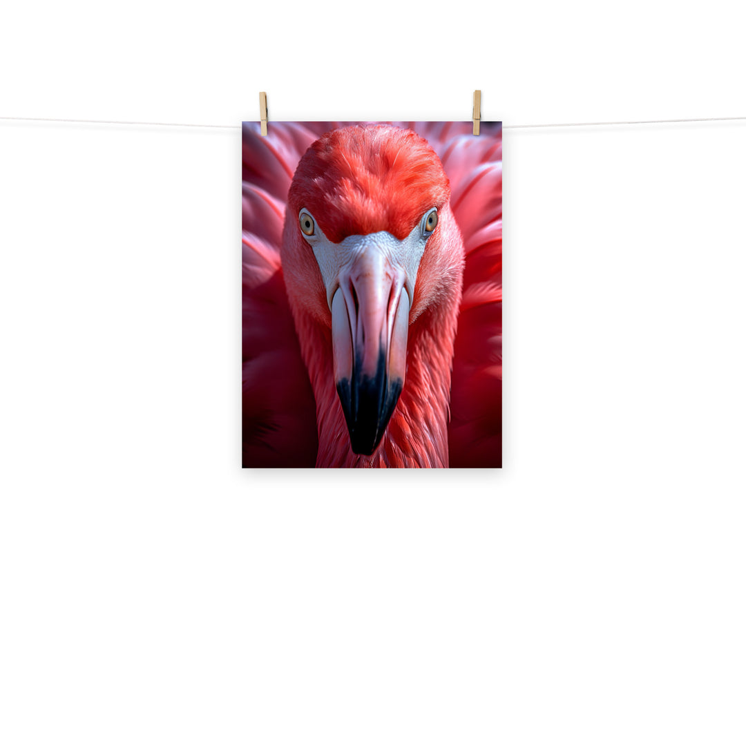 Flamingo Photo paper poster - PosterfyAI.com