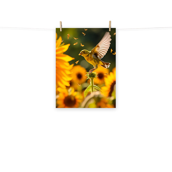 Finch Photo paper poster - PosterfyAI.com