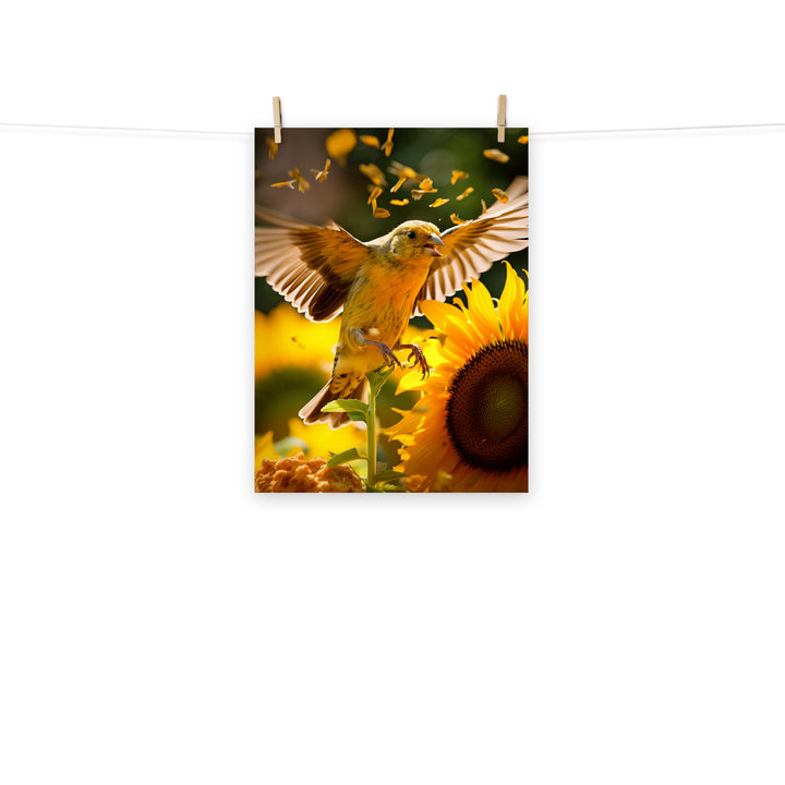 Finch Photo paper poster - PosterfyAI.com
