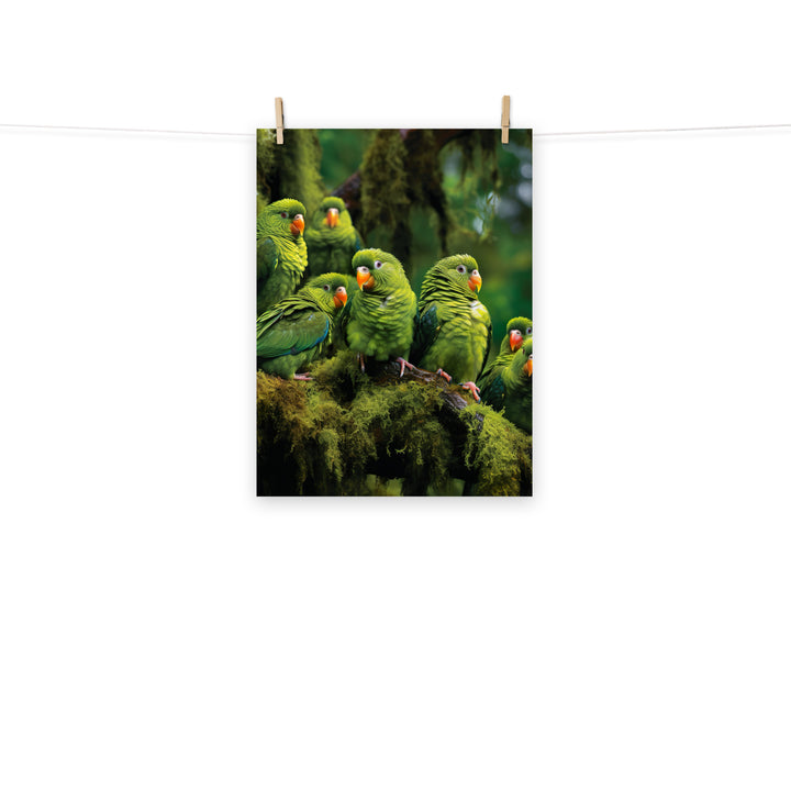 Kakariki Photo paper poster - PosterfyAI.com