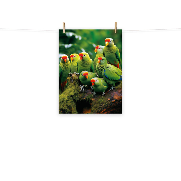 Kakariki Photo paper poster - PosterfyAI.com