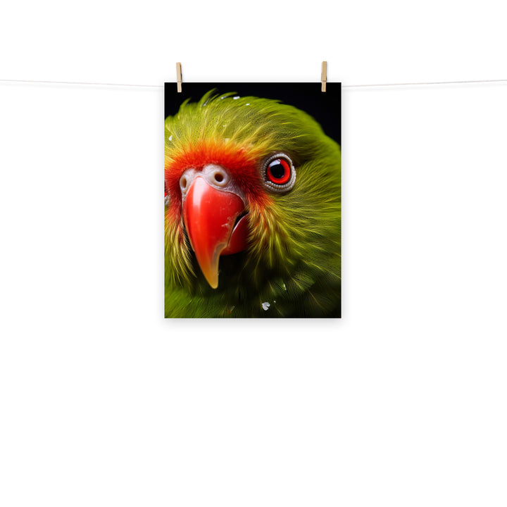 Kakariki Photo paper poster - PosterfyAI.com