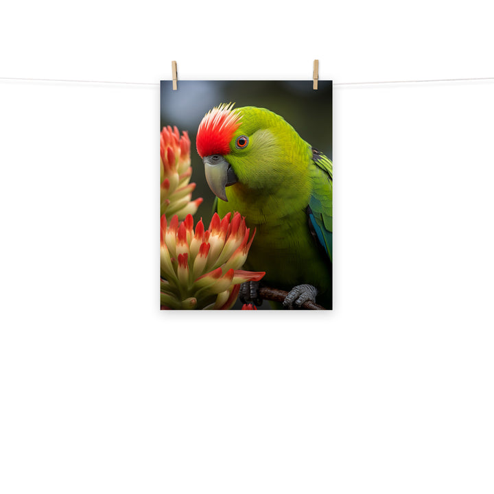 Kakariki Photo paper poster - PosterfyAI.com