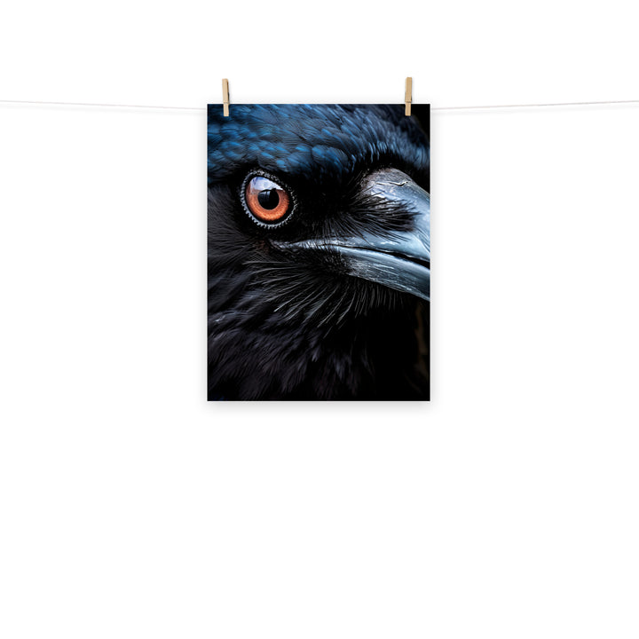 Raven Photo paper poster - PosterfyAI.com