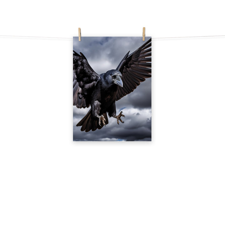 Raven Photo paper poster - PosterfyAI.com