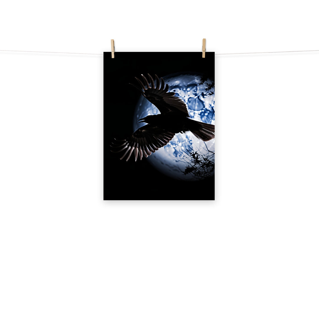 Raven Photo paper poster - PosterfyAI.com