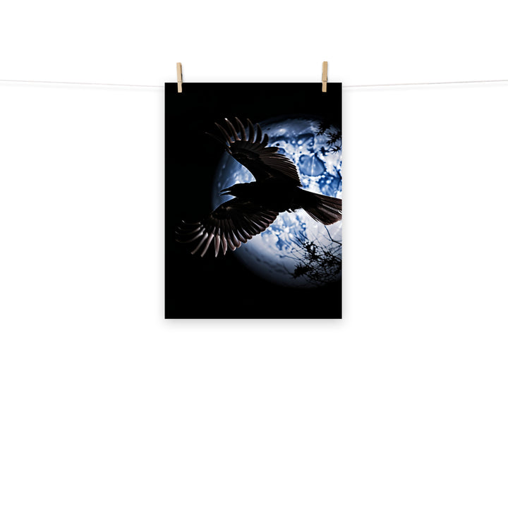 Raven Photo paper poster - PosterfyAI.com