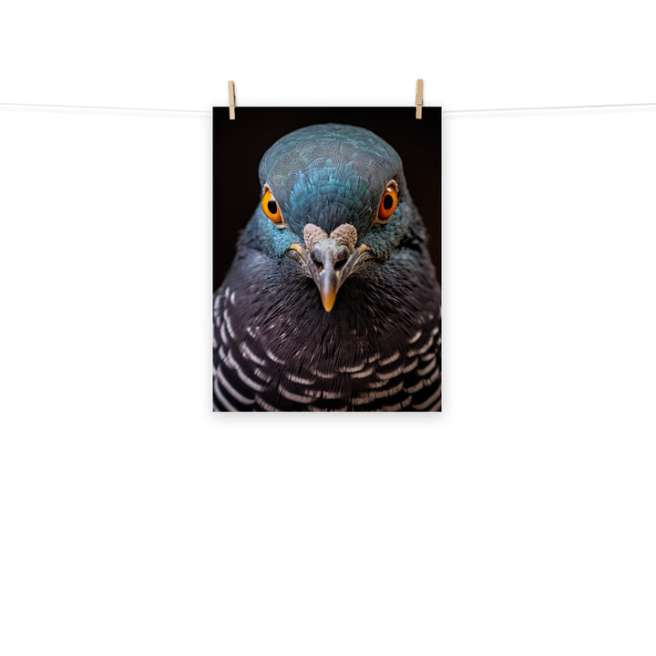 Pigeon Photo paper poster - PosterfyAI.com