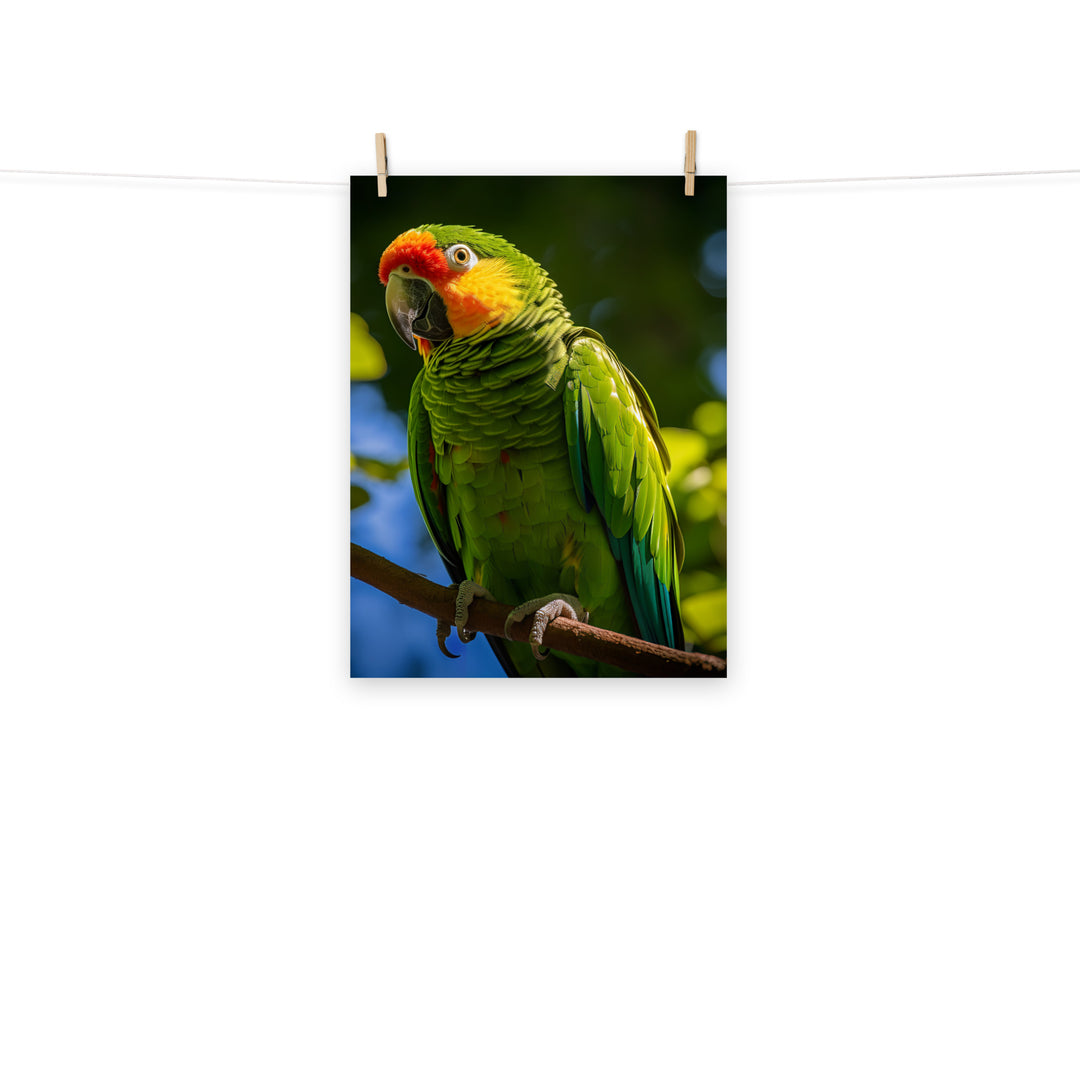Parrot Photo paper poster - PosterfyAI.com