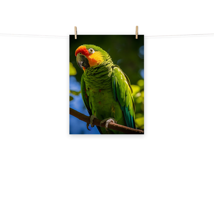 Parrot Photo paper poster - PosterfyAI.com