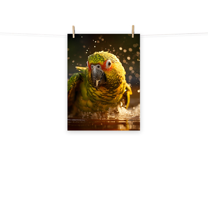 Parrot Photo paper poster - PosterfyAI.com