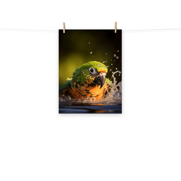 Parrot Photo paper poster - PosterfyAI.com
