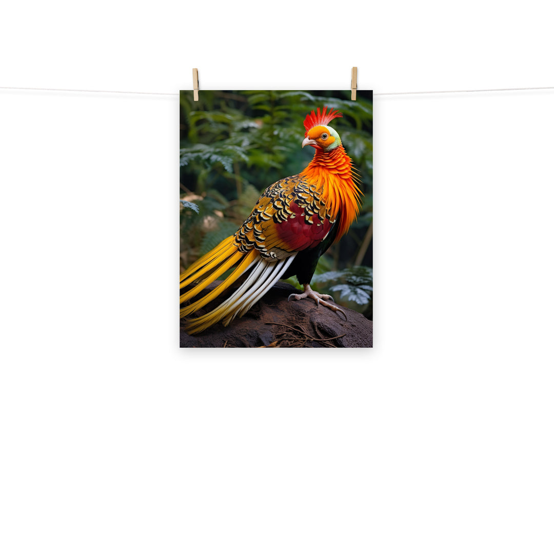Pheasant Photo paper poster - PosterfyAI.com