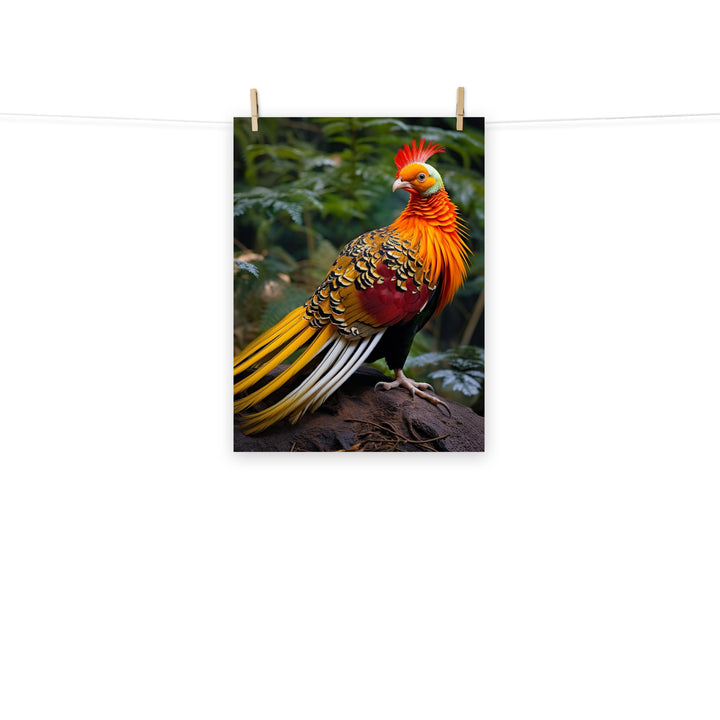 Pheasant Photo paper poster - PosterfyAI.com