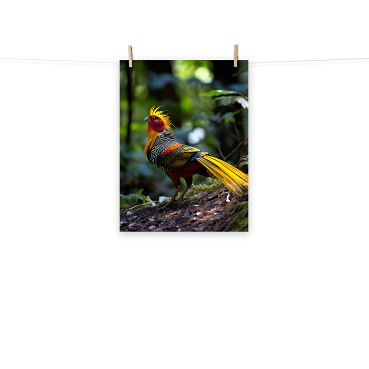 Pheasant Photo paper poster - PosterfyAI.com