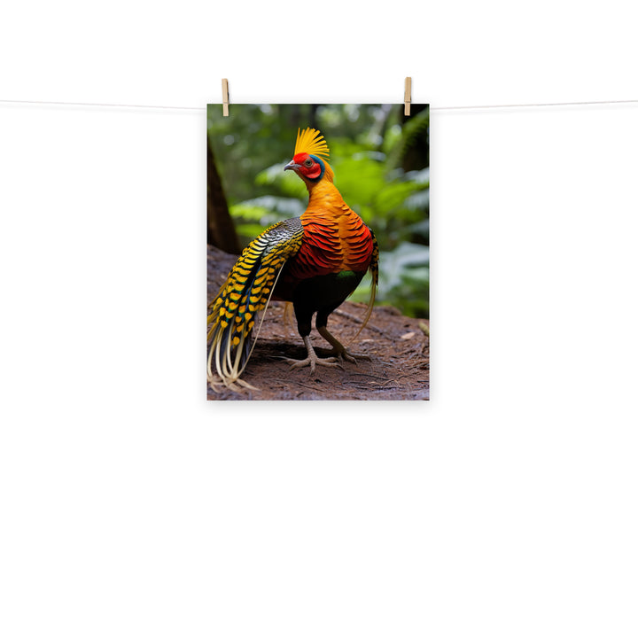 Pheasant Photo paper poster - PosterfyAI.com