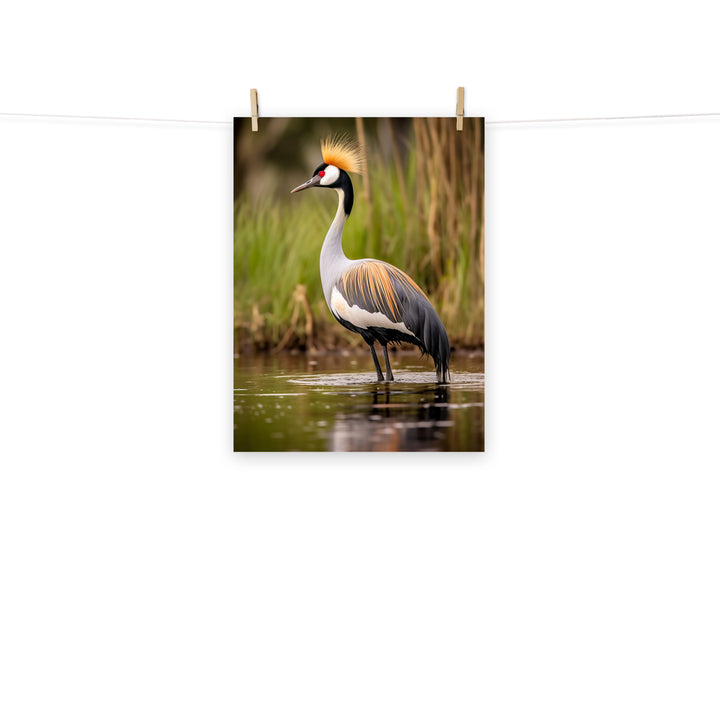 Crane Photo paper poster - PosterfyAI.com