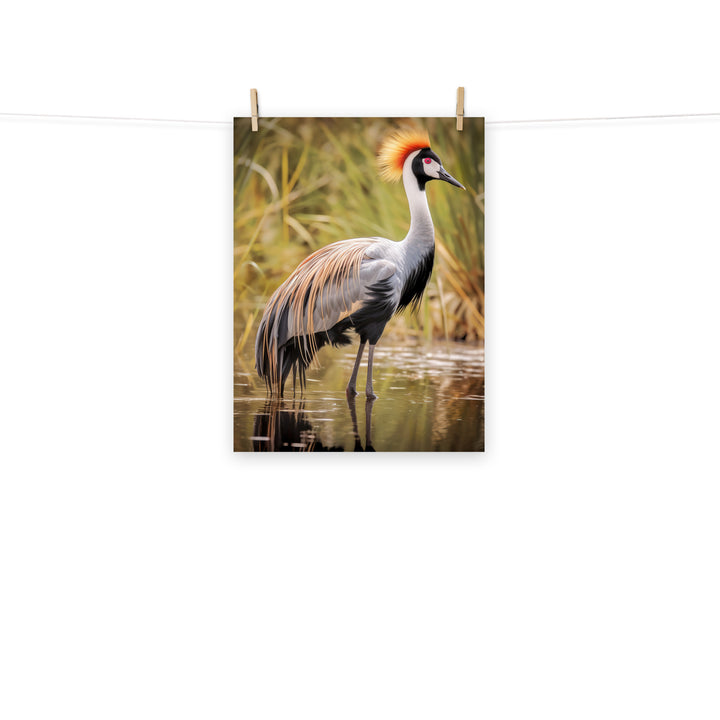 Crane Photo paper poster - PosterfyAI.com