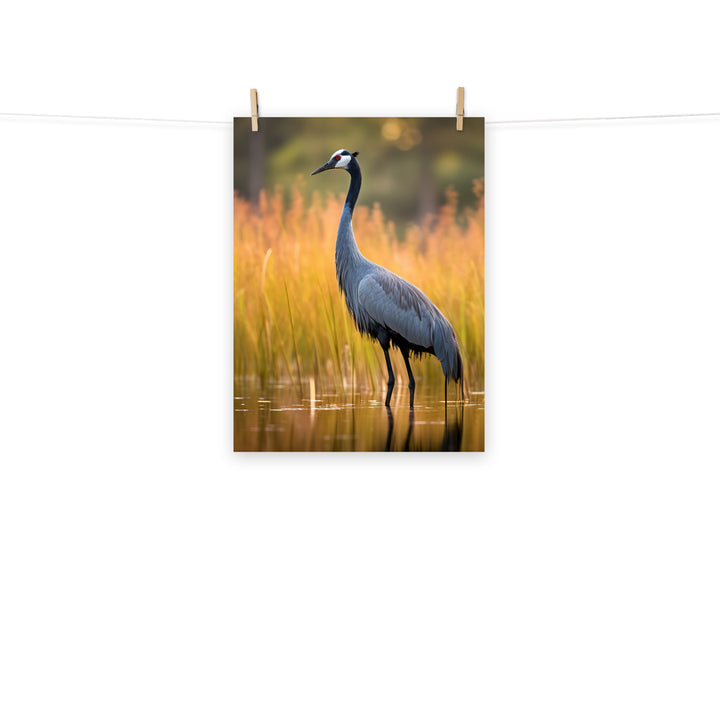 Crane Photo paper poster - PosterfyAI.com