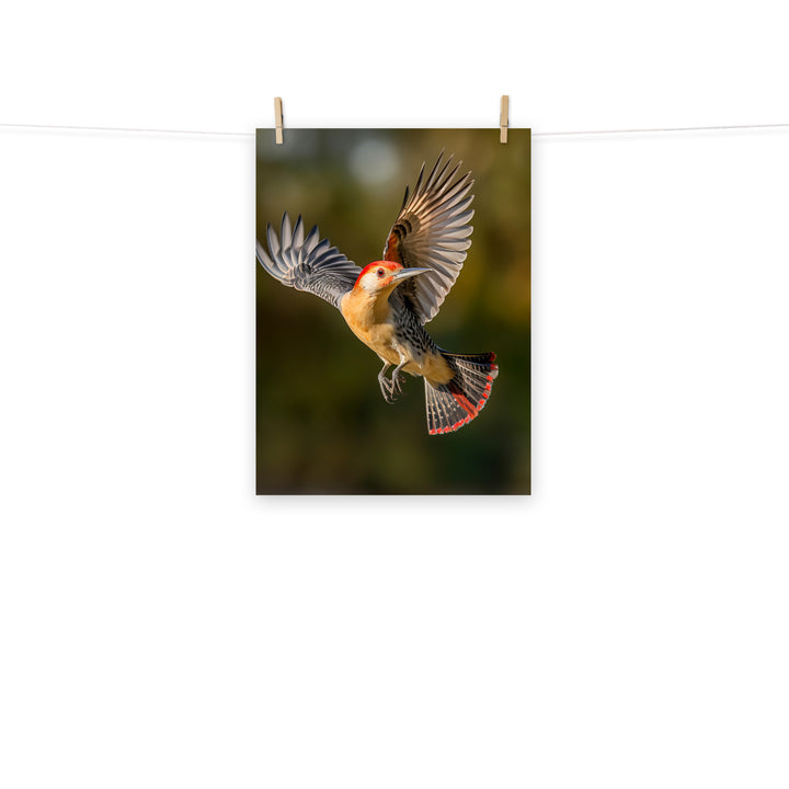 Woodpecker Photo paper poster - PosterfyAI.com