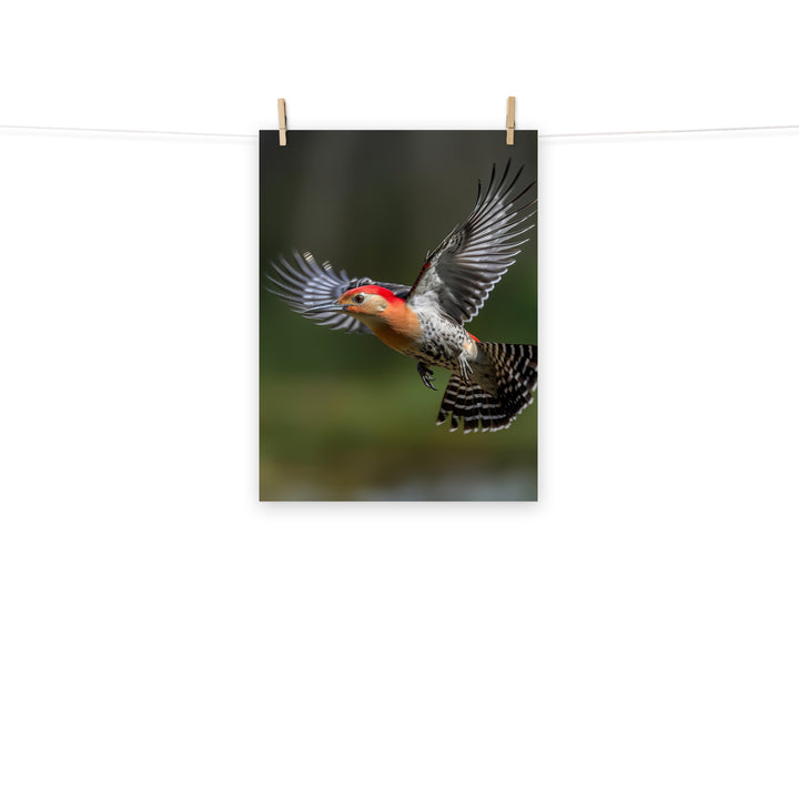 Woodpecker Photo paper poster - PosterfyAI.com