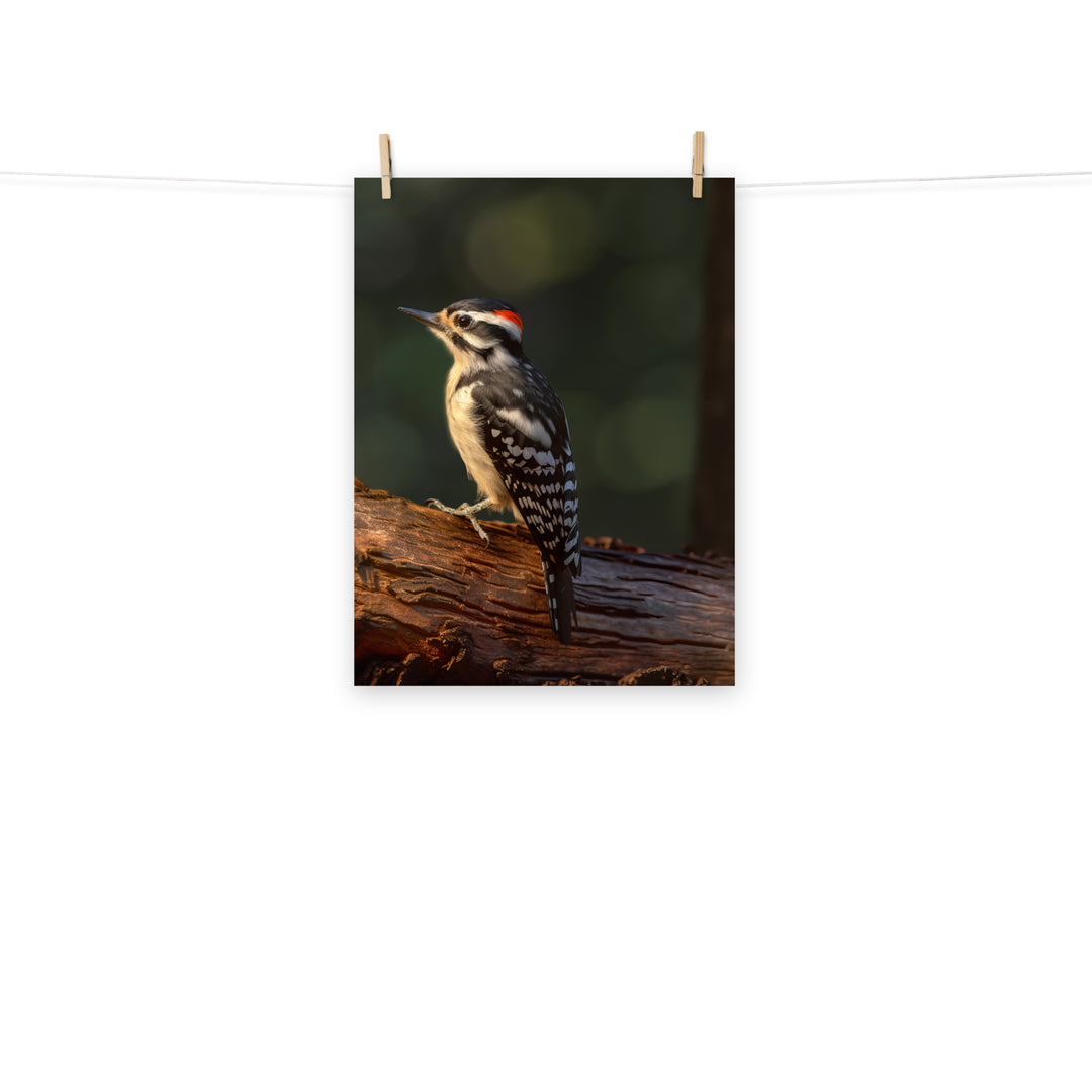 Woodpecker Photo paper poster - PosterfyAI.com